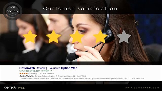 OptionWeb, activités et services, broker forex et options binaires