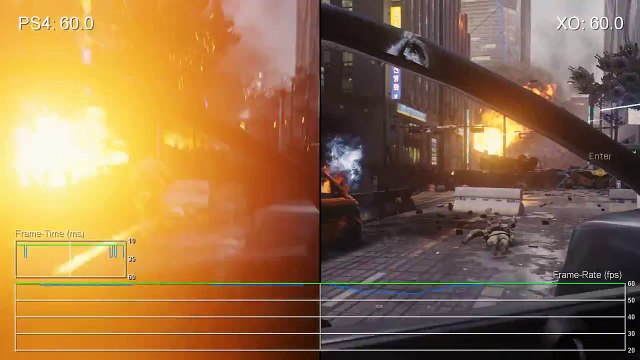 Call of Duty: Advanced Warfare PS4 vs Xbox One Campaign Frame-Rate Test