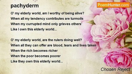 Chosen Reject - pachyderm