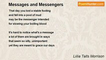 Liilia Talts Morrison - Messages and Messengers