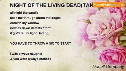 Dónall Dempsey - NIGHT OF THE LIVING DEAD(TANKA)