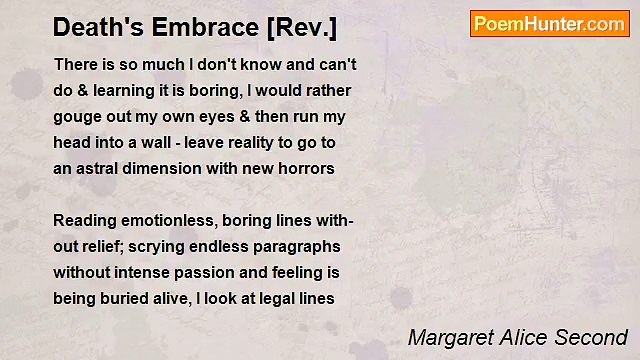 Margaret Alice Second - Death's Embrace [Rev.]
