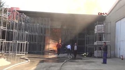 Gaziantep' Te Ambalaj Fabrikasında Yangın
