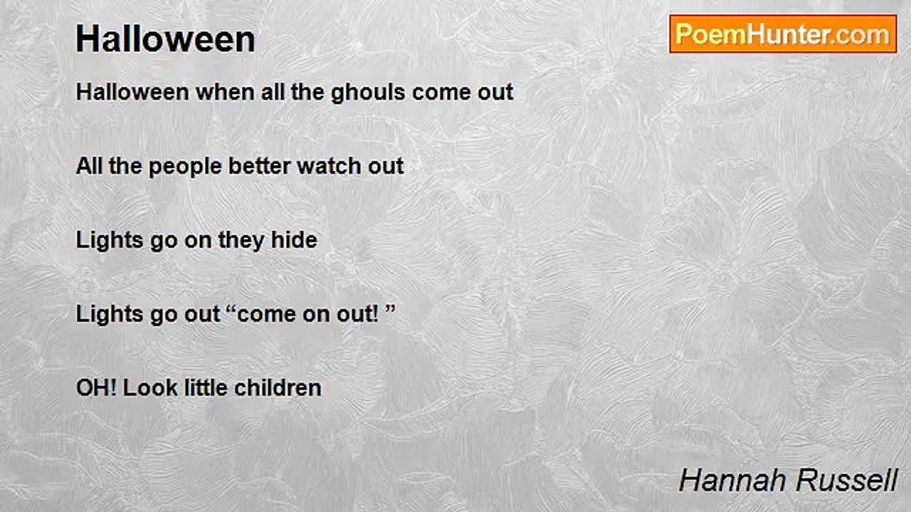 Hannah Russell - Halloween
