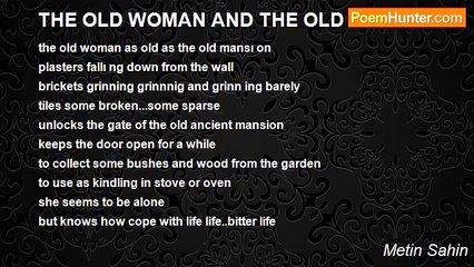 Metin Sahin - THE OLD WOMAN AND THE OLD MANSION