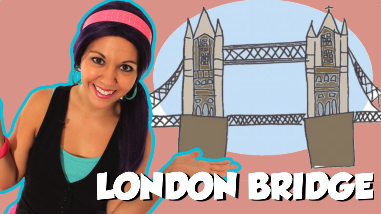 London Bridge is Falling Down with Lyrics - Nursery Rhymes - video