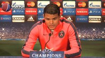 PSG / Nicosie : La conférence de presse de Thiago Silva