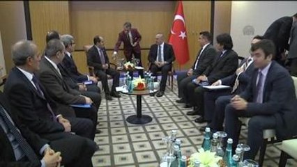 Çavuşoğlu, Suriye Türkmen Meclisi Başkanı Mustafa'yı Kabul Etti