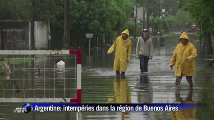 Intempéries en Argentine: deux morts, des milliers d'évacués