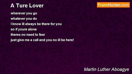 Martin Luther Aboagye – A True Lover Who’s Always There for You ❤️