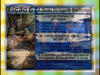 Lição 6 - A Queda Do Império Babilônico