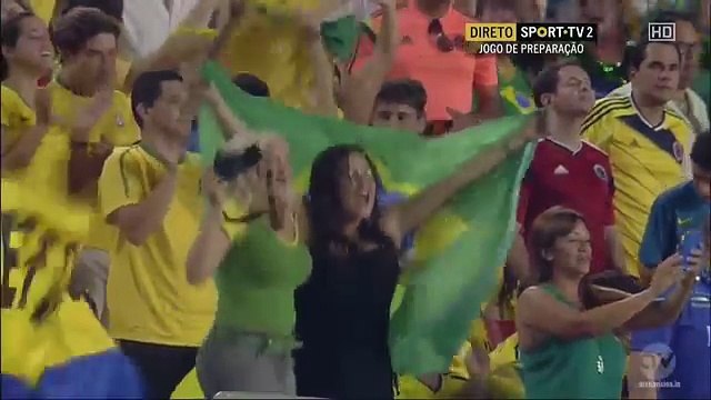 Brazil vs Colombia 1-0 2014 All Goals & Highlights (HD) ~ Neymar Free Kick goal vs Colombia