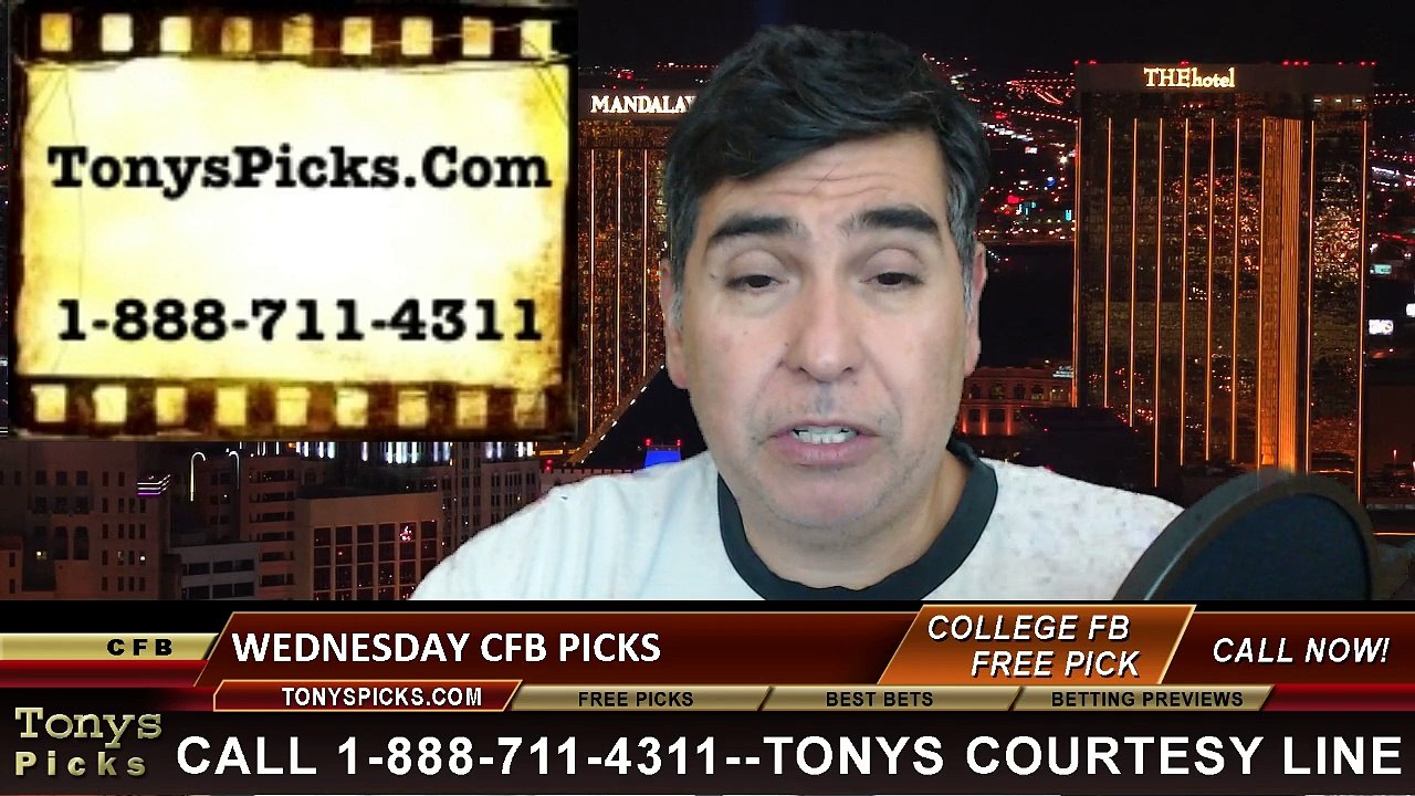Wednesday Night College Football Free Picks Predictions Betting Odds Point Spread Preview 11-5-2014