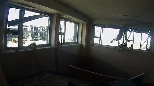 Украина.Киборги зачищают остатки русских боевиков в Донецком аэропорту