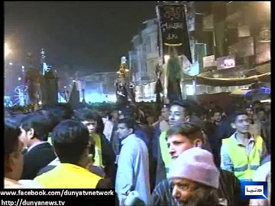Dunya News - Ashura processions reach destinations throughout Pakistan
