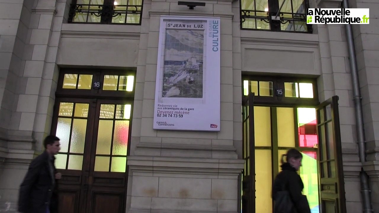 VIDEO. Gare de Tours : une souscription pour les céramiques