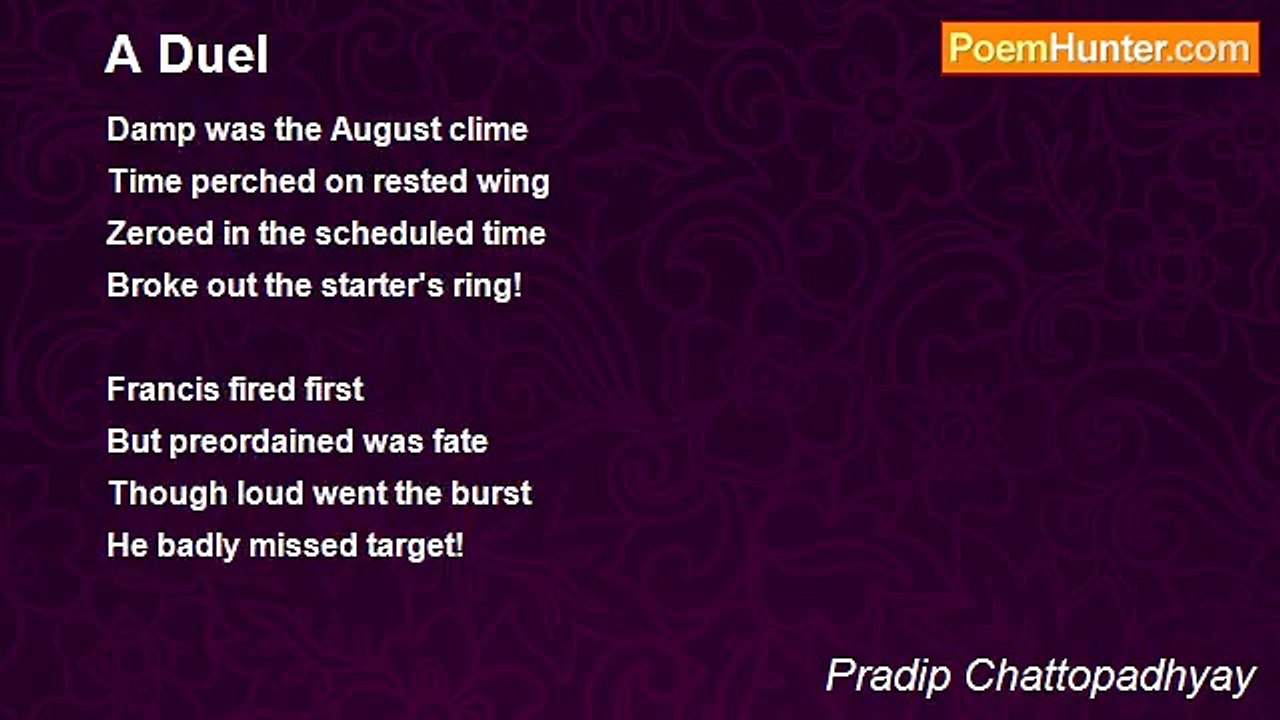 Pradip Chattopadhyay - A Duel