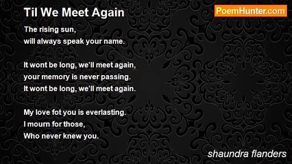 shaundra flanders - Til We Meet Again