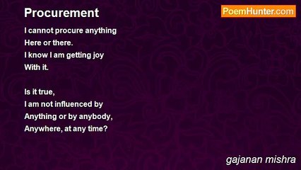 gajanan mishra - Procurement