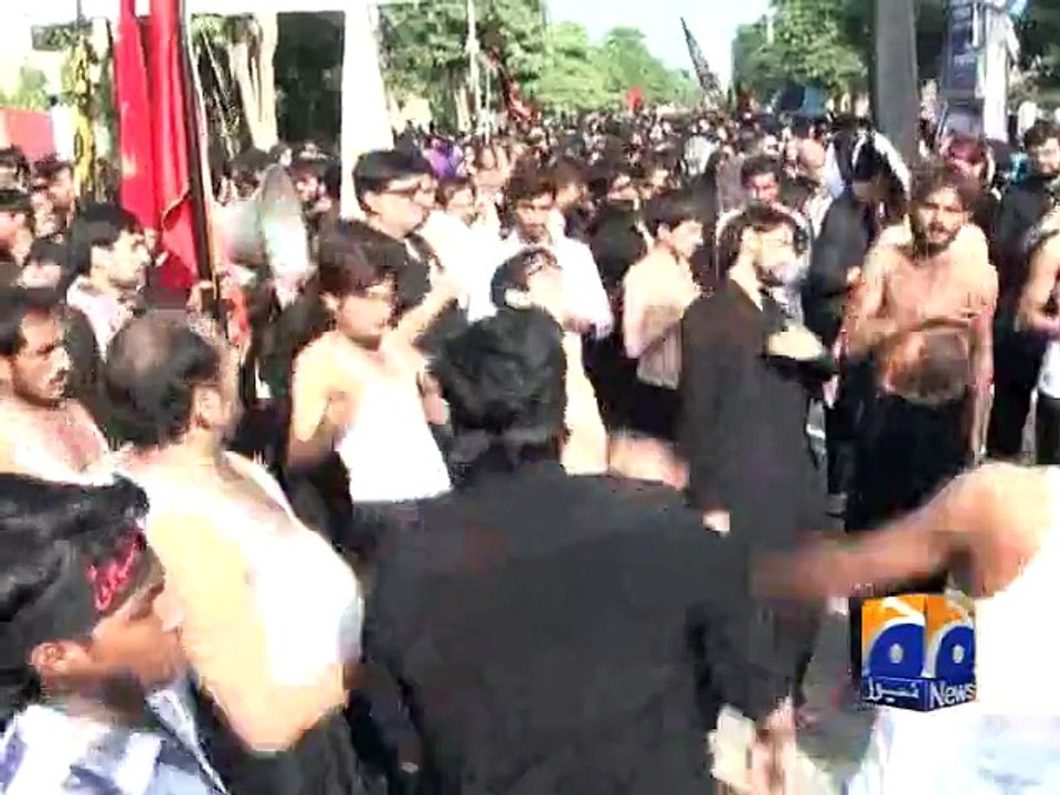 Lahore: Ashura Juloos-Geo Reports-04 Nov 2014