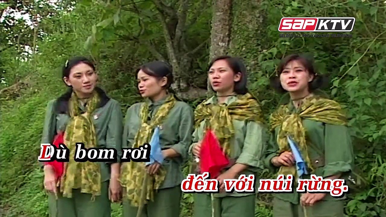 Đường Trường Sơn Xe Anh Qua Karaoke - Tốp Ca Nữ