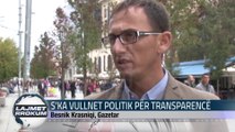 S'KA VULLNET POLITIK PËR TRANSPARENCË