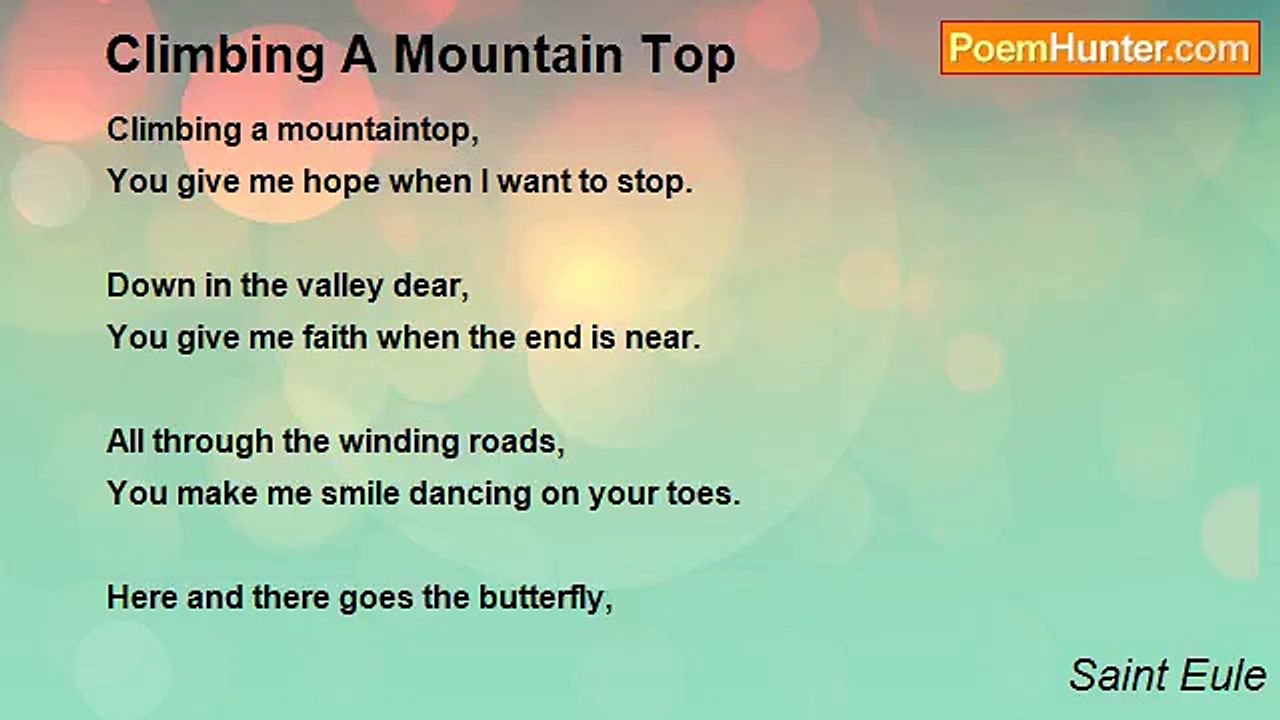 Saint Eule - Climbing A Mountain Top