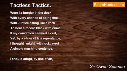 Sir Owen Seaman - Tactless Tactics.