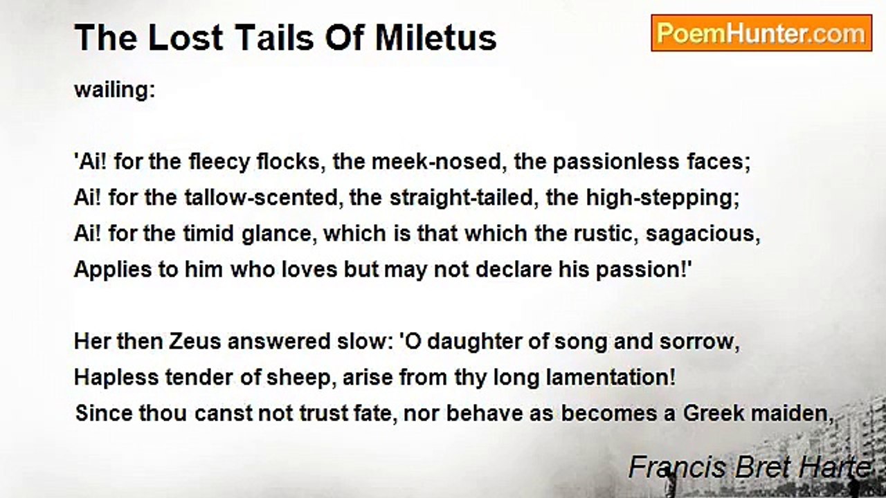Francis Bret Harte - The Lost Tails Of Miletus