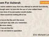 Eric Micha'el Leventhal - Poem For Asherah
