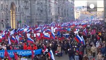 راهپیمایی روز وحدت ملی روسیه و حمایت از پوتین