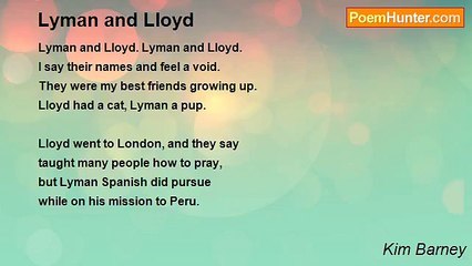 Kim Barney - Lyman and Lloyd