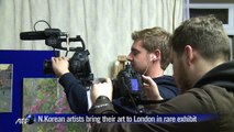 N. Korean artists bring works to London in rare exhibition