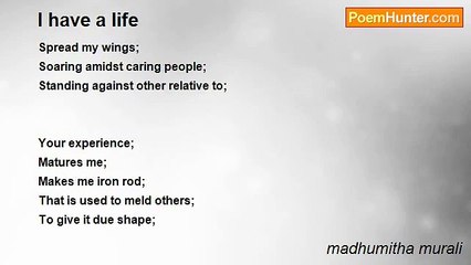 madhumitha murali - I have a life