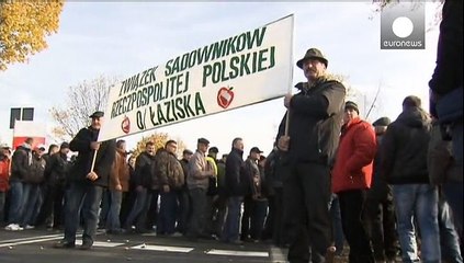Bauern in Polen fordern Hilfe wegen russischem Embargo