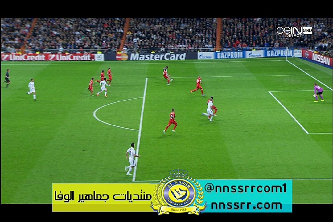 هدف الاول لصالح ريال مدريد  ضد ليفربوعن طريق بن زيمة