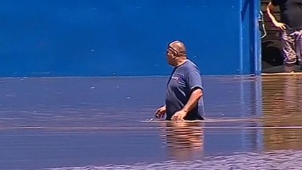 Torrential rain causes floods in Argentine province