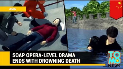 Love triangle drowning accident - Man’s girlfriend drowns herself as he attempts to save his ex.