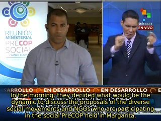 World social organizations meet on climate change