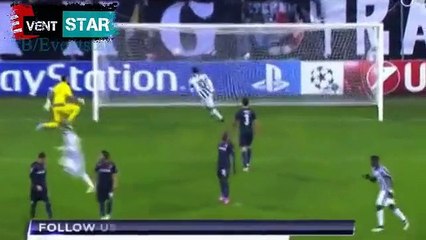 اهداف مباراة - يوفنتوس و المبياكوس -دورى ابطال اوربا