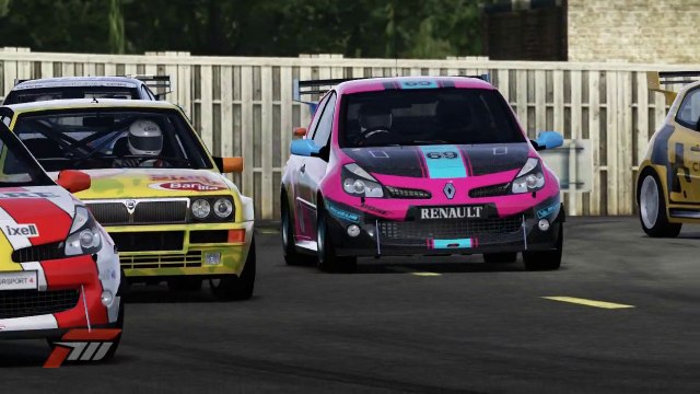 Honda Civic vs Renault Clio Racing @ Silverstone - Samba do Mundo remixed with engine's sound - part 128 HD