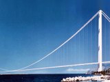 Messina - visualizzazione tridimensionale del Ponte sullo Stretto