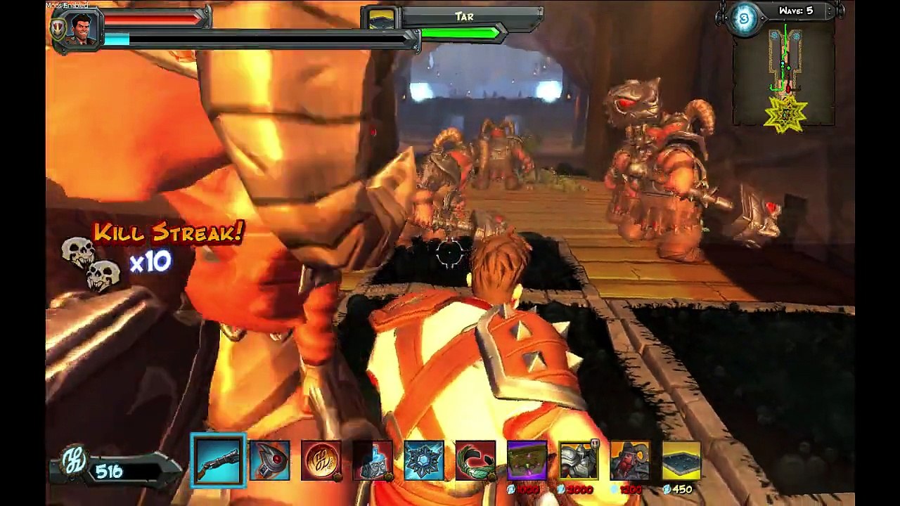 Orcs Must Die! 2 Endless Mode Let's Play / PlayThrough / WalkThrough Part - Playing As The The War Mage