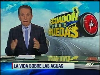 Conozca la comunidad que vive sobre el agua, en casas que flotan en el río Babahoyo