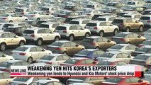 Weakening yen hits exporters in Korea