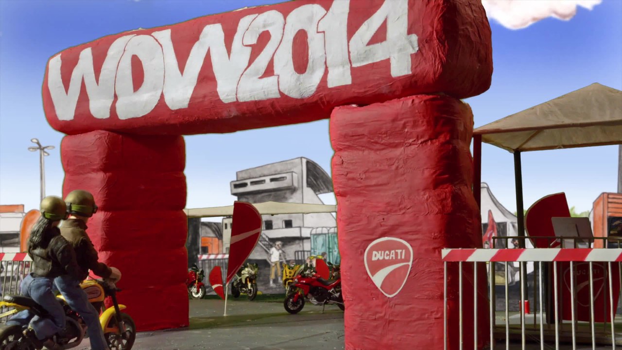 Ducati Scrambler Short Film Claymation Video