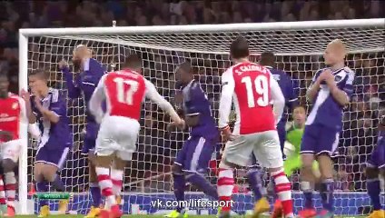 Arsenal 3-3 Anderlecht (Maç Özeti)