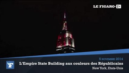 Midterms : l'Empire State Building aux couleurs des républicains