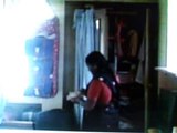 Video of live theft by a housemaid