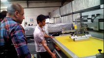 Large Size Flat Bed Screen Printing Machine